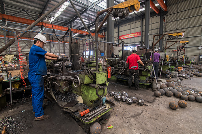 浙江网架配件车间